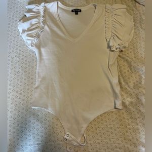 Express Ruffle Sleeve Bodysuit
